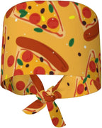 Adjustable Scrub Cap with Buttons & Sweatband, Working Hat with Elastic Tie Back - Image 9