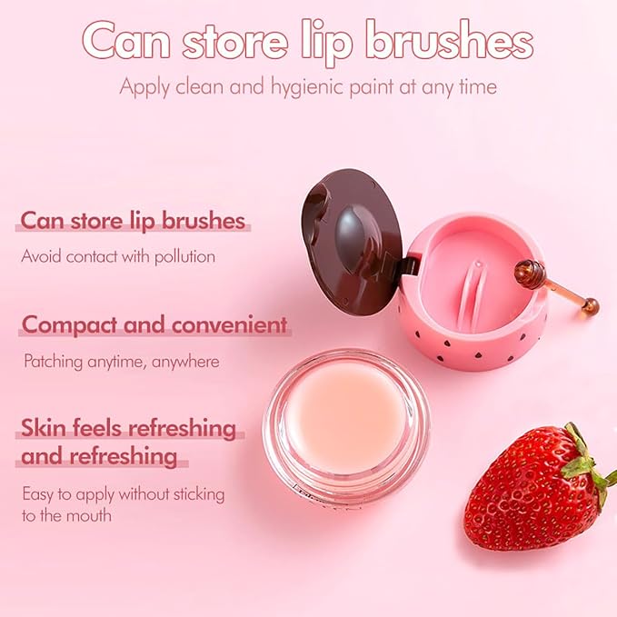 2 Packs Fruit Lip Balm, Moisturizing & Smoothing Lip, Hydrate Repair Prevent - Image 6