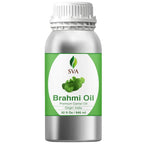 SVA Brahmi Oil - 32 Fl Oz – 100% Natural Cold Pressed Brahmi Oil - by SVAORGANICS