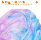 Urbanstrive Shower Bath Sponge XL 75g Soft Shower Loofahs Balls - Image 3