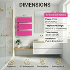Electric Towel Warmer, Heated Towel Rack - Image 6