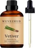 Vetiver Essential Oil, 120ML Pure and Natural by WUVEZRUB