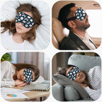 Cute Sky Night Eye Mask Sleeping Mask Moon Clouds Rainbows Stars Sleep Masks - Image 5