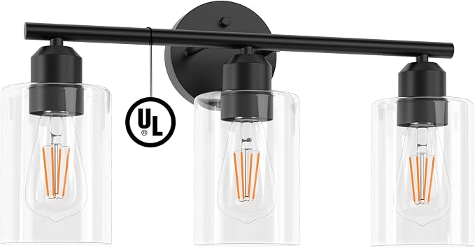 Espird Bathroom Vanity Light Fixtures Matte Black Bathroom Lighting Fixture - Image 10