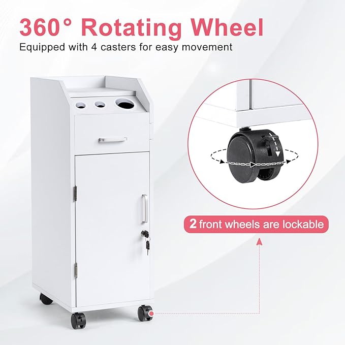 Winado Hair Salon Storage Cart - Image 6