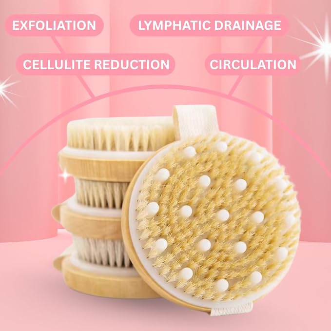 Dry Body Brush – Eco-Friendly Natural Bristles - Image 5