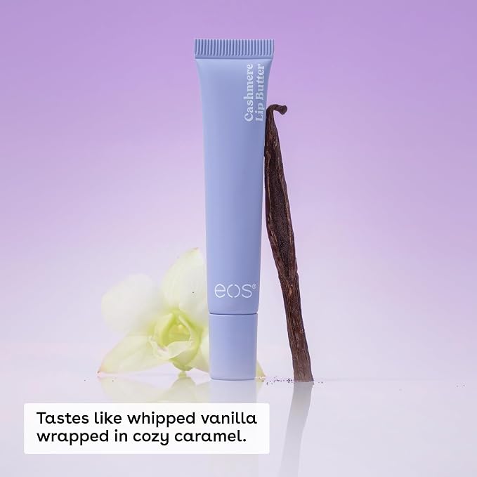 eos Cashmere Lip Butter – Vanilla Cashmere, Smoothing Lip Mask & Moisturizer - Image 3