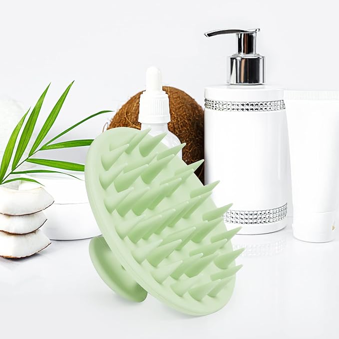 Meartchy Silicone Scalp Massager Shampoo Brush, Scalp Scrubber - Image 5