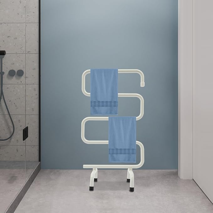 Electric Towel Warmer, S-Shaped Heated Towel Rack - Image 3