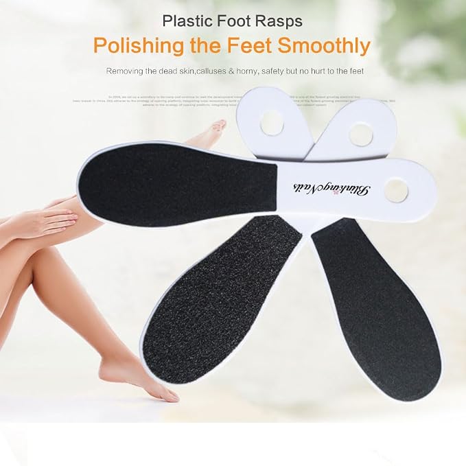 Foot File, Foot Callus Remover Professional Sandpaper Pedicure Tools Double - Image 3