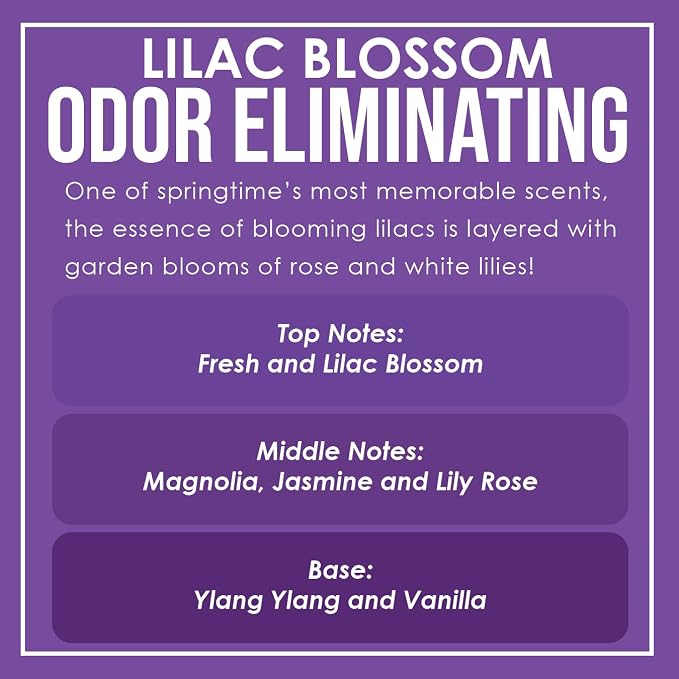 Lilac Blossom Odor Eliminating Highly Fragranced Candle - Image 5