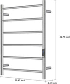 Heated Towel Racks for Bathroom, Wall Mounted Electric Towel Warmer Racks - Image 4