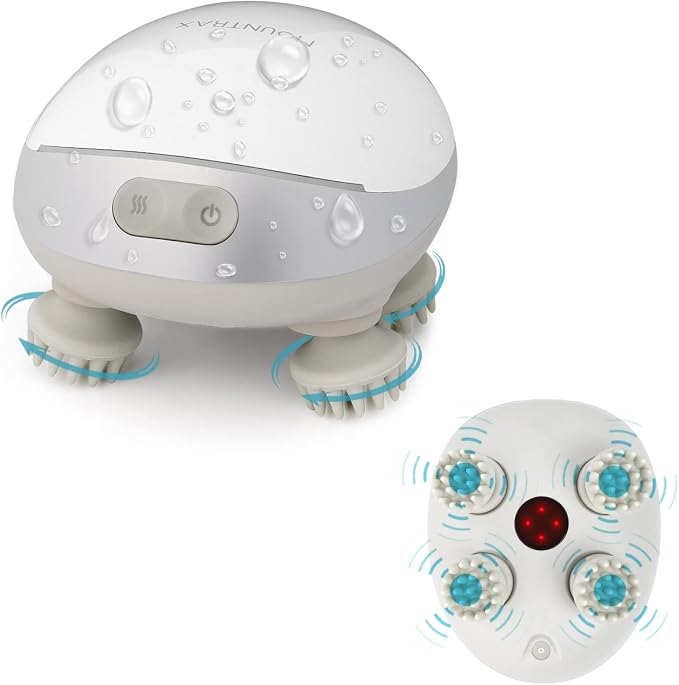 MOUNTRAX 5 in 1 Electric Scalp Massager, Portable Heated Head Hair Massager - Image 7