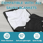 Sauna Towels for Infrared Sauna Blanket -Reusable & Machine-Washable Sauna - Image 2