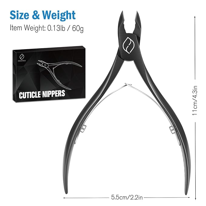 FERYES Cuticle Cutters 1/2 Jaw - Image 6