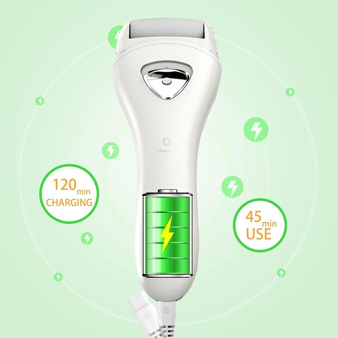 Electric Feet Callus Removers Rechargeable, Portable Electronic Foot File - Image 5