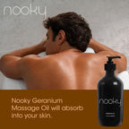 Nooky Massage Oil with Premium Natural Ingredients. Relaxing Essential and - Image 4
