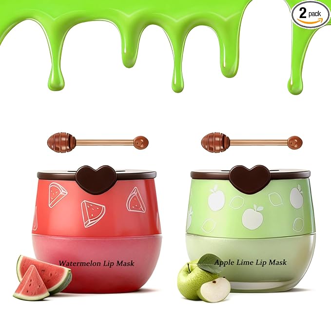 Bee Lip Balm Honey Pot, Fruit Moisturizing Propolis Lip Mask, Lip Mask by Charm+Kiss
