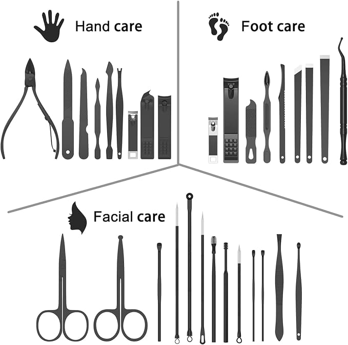Professional Manicure Pedicure Set, Nail Clipper Kit, Nail Clippers Set - Image 7