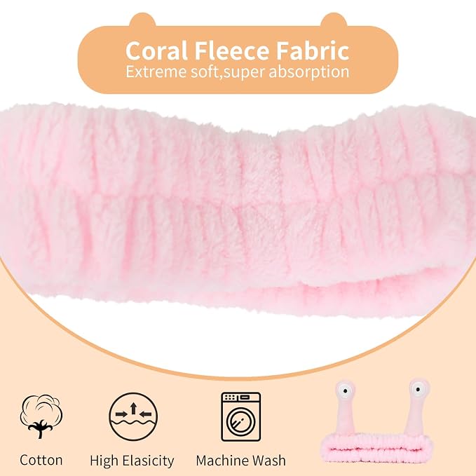 PERFECTSIGHT Kawaii Headband for Spa, Washing Face, Party - Image 2