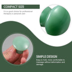 Gatuida 2pcs Green Jade Quartz Massage Rollers Stones Small Facial Massaging - Image 7