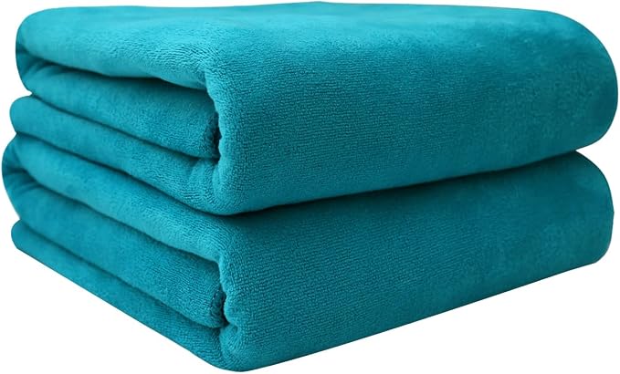 JML Large Microfiber Bath Towels Set by JML