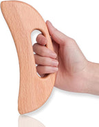 enttgo Body Gua Sha Tool Wooden Lymphatic Drainage Tool, Guasha Massage Tools by Haikole