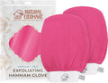 Natural Elephant Exfoliating Hammam Glove | Authentic Moroccan Kessa Body Scrub by NaturalElephant
