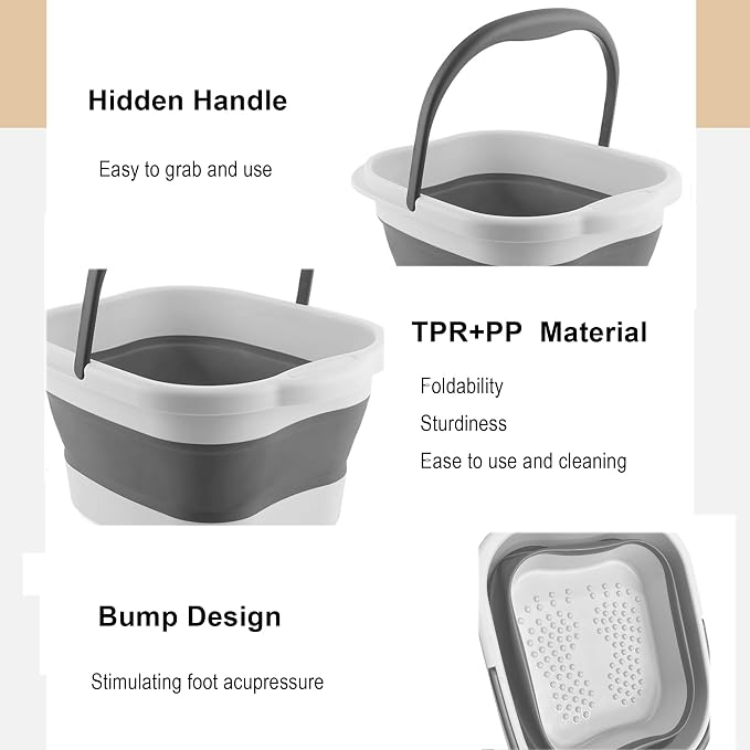 Collapsible Foot Soak Tub 15L - Image 3