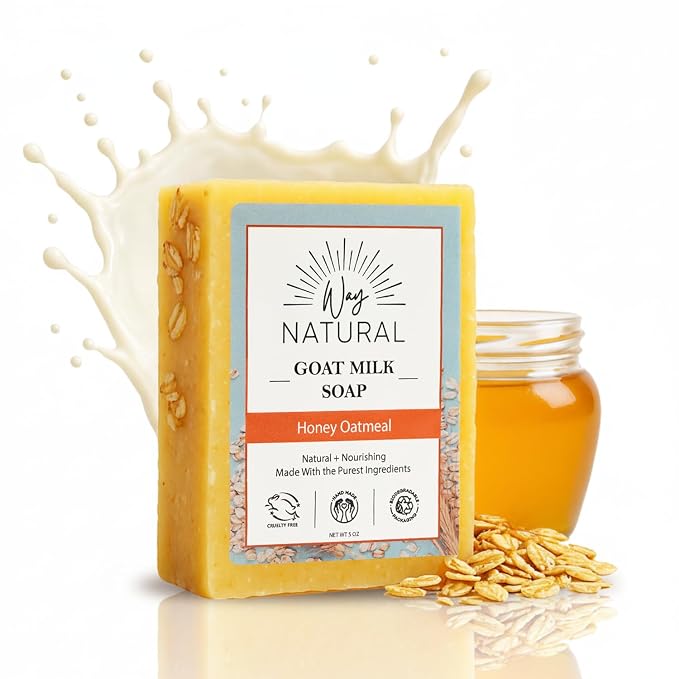 Honey Oatmeal Soap Bar by WayNatural