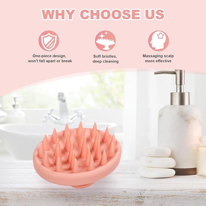 Meartchy Silicone Scalp Massager, Scalp Scrubber - Image 5