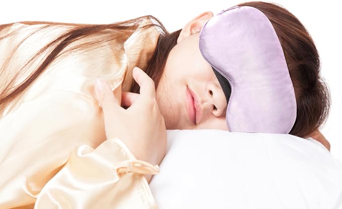 LMGERBUD Sleep Eye Mask for Sleeping, Soft and Comfortable Fabric, Eye Shade - Image 4
