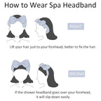 Ondder 8 Pcs Blue Spa Headbands - Image 8