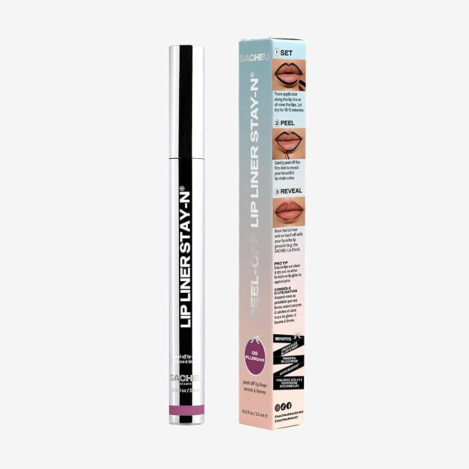 Sacheu Lip Liner STAY-N Peel Off Lip Stain — Long Lasting Waterproof Lip Tint - Image 9