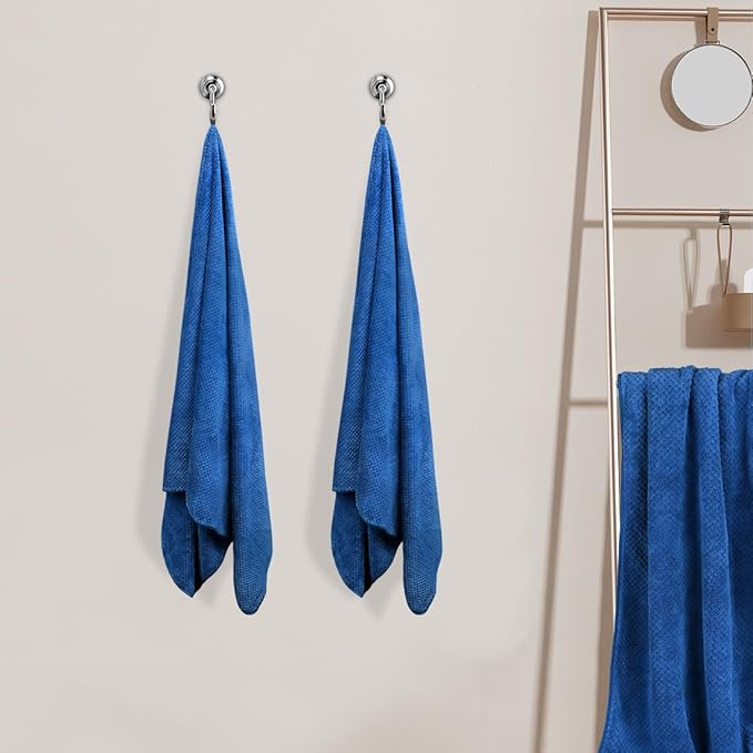 HOMEXCEL Bath Towel Set Pack of 4, 30 x 60 Inches Large Microfiber Bath Towels - Image 6
