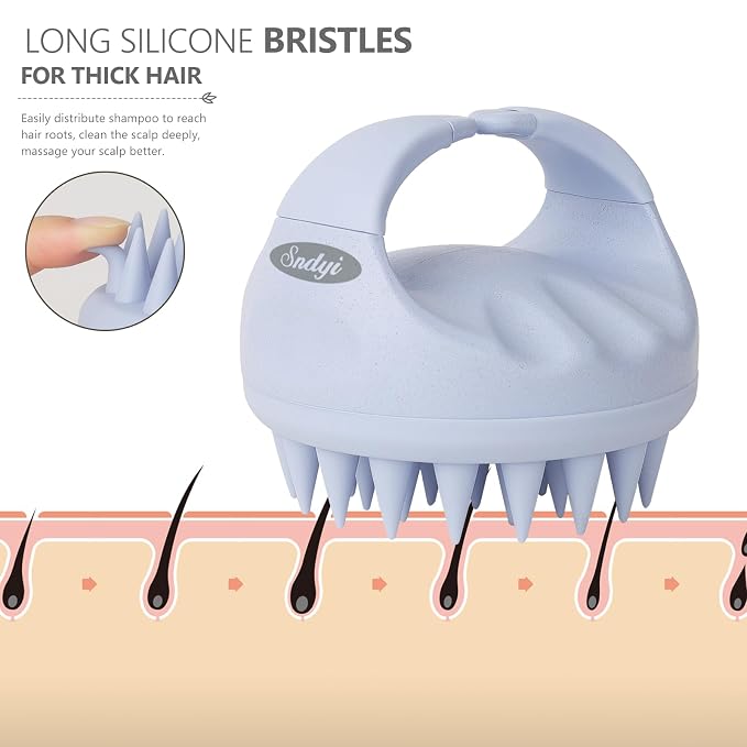 Sndyi Scalp Massager Shampoo Brush, Scalp Scrubber - Image 4