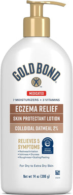 Gold Bond Medicated Eczema Relief Skin Protectant Lotion, 14 oz Lotion by GoldBond