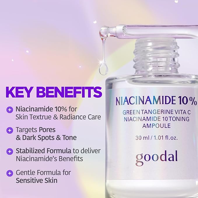 GOODAL Green Tangerine Vita C Niacinamide 10 Toning Ampoule - Image 5