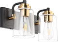 SOLFART 20.1 Inch Black Vintage Bathroom Vanity Light Fixtures Fixtures by SOLFART