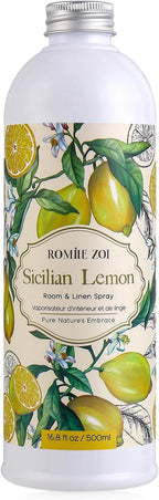 ROMIIE ZOI Lemon Room Spray Refill - 500ml / 16.8 Fl Oz - Invigorating and by ROMIIEZOI