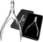 Cuticle Trimmer 3/4 Jaw Extremely Sharp Cuticle Nippers Scissors Stainless by Gubonwer