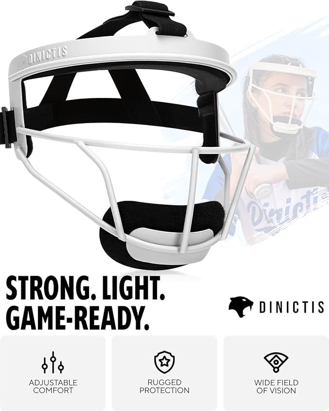 Dinictis Softball Face Mask, Lightweight, Comfortable, - Image 4
