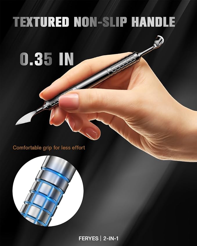 2025 Upgraded Dual-Head Cuticle Pusher Tool - Image 4