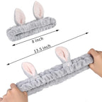 4 Pack Elastic Makeup Headbands - Image 4