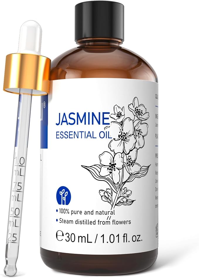 HIQILI 1 Fl Oz Jasmine Essential Oil, 100% Pure Natural by HIQILI