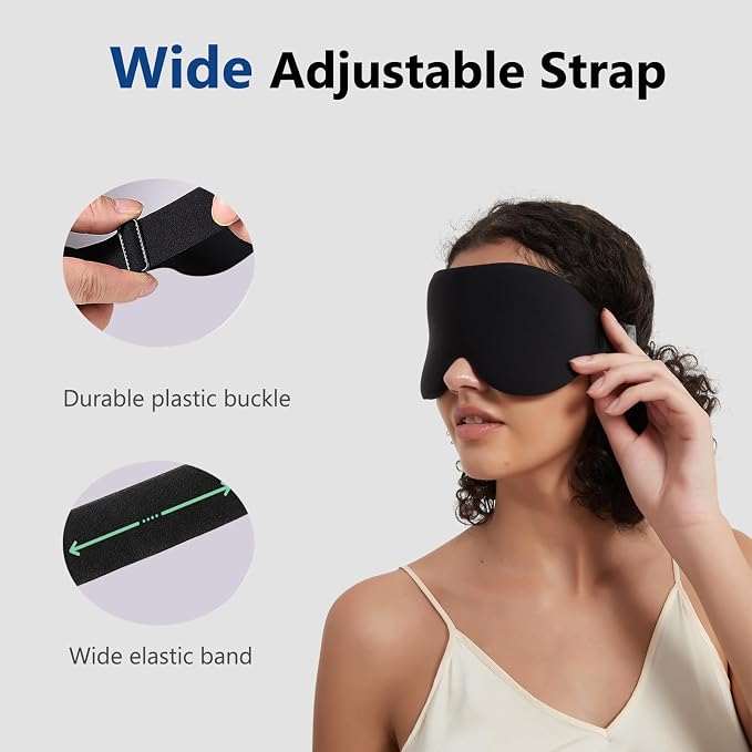 ALASKA BEAR Sleep Mask Memory Foam Contoured Eye Cups - Image 5