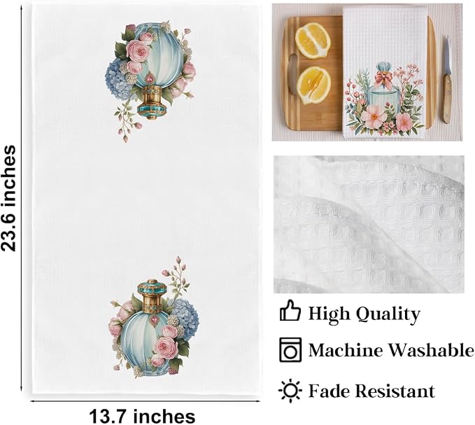 2PCS Perfume Bottle Floral Gifts - Image 2