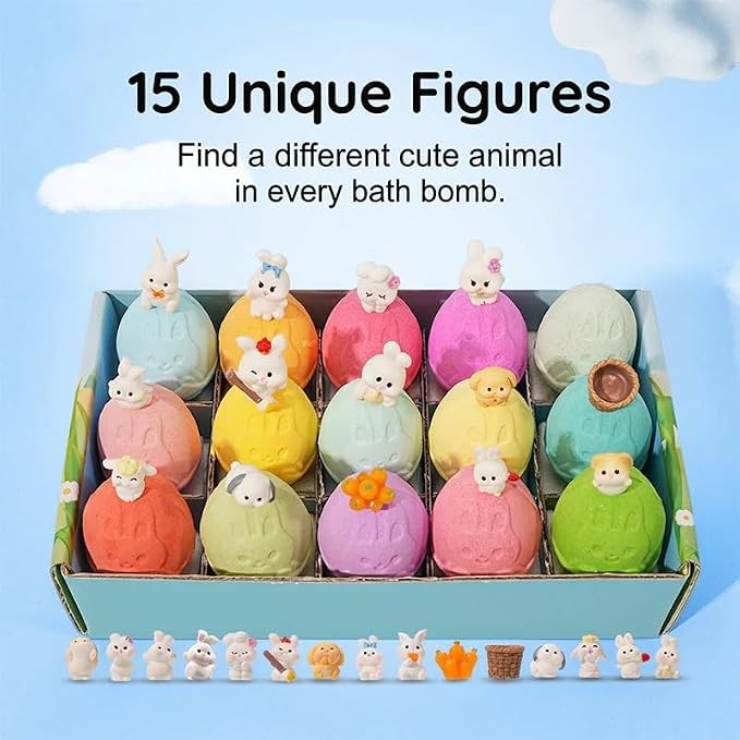 12-Piece Bath Bomb Gift Set for Kids, Bath Bombs for Kids - Image 9