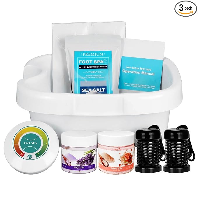 Ionic Foot Bath Detox Machine for Home Use, Ion Soak Foot Spa by MEKEET