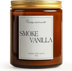 Somke Vanilla Scented Candles for Home, 9oz Natural Soy Wax Aromatherapy - Image 8